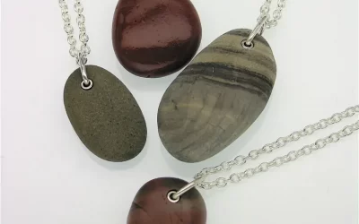 Pebbly pebbles pendant collection